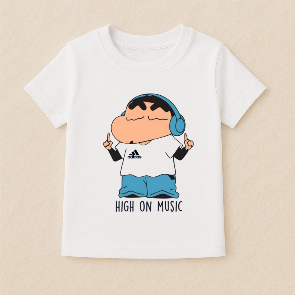 Kids Boys  Music Mood Tshirt