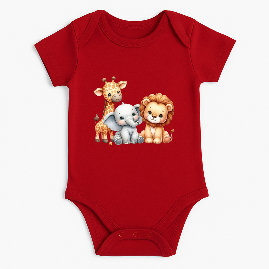Wildly Cute Safari Rompers