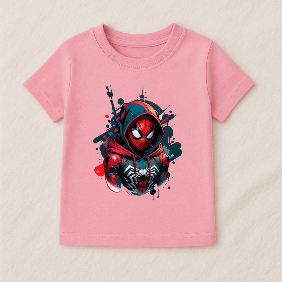 Kids Boys Hero Mask Tshirt