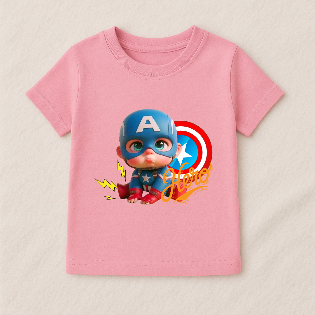 Captain Baby Boy Hero Tshirt