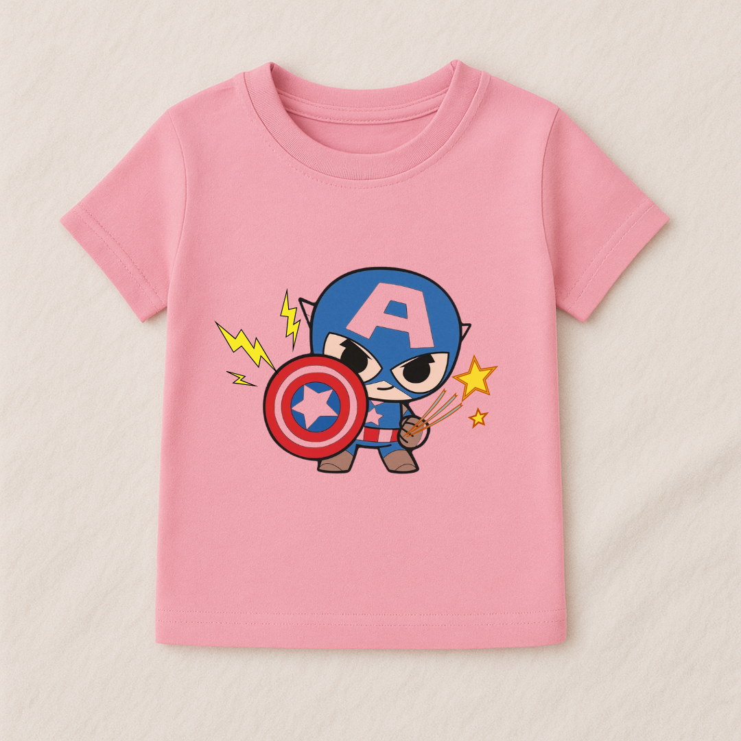 Mighty Baby Boy Captain Hero Tshirt