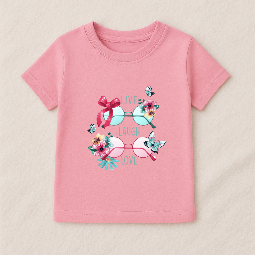 Kids Girls Sweet Bows Tshirt