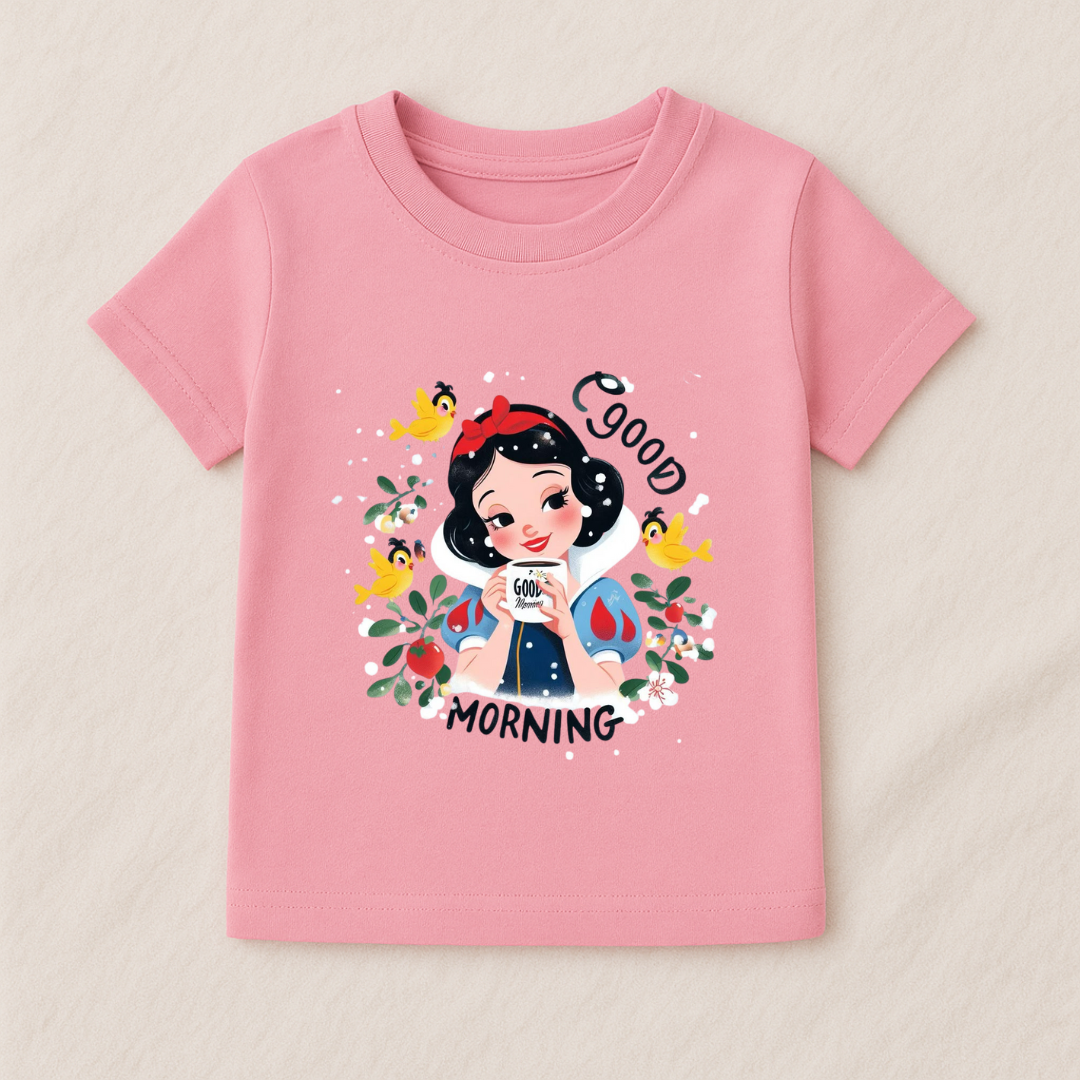 Kids Girls Good Morning Tshirt