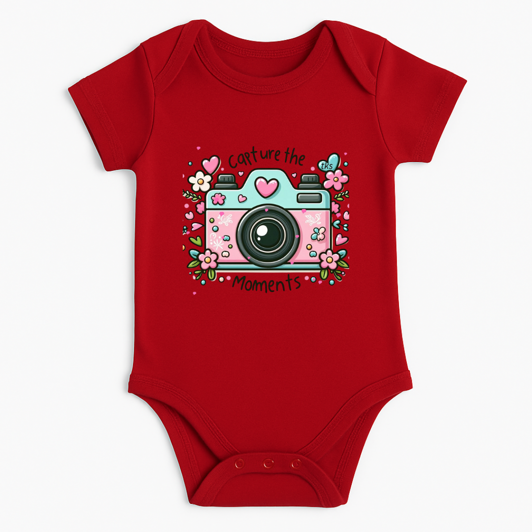 Capture the Moments Baby Rompers – 100% Cotton!