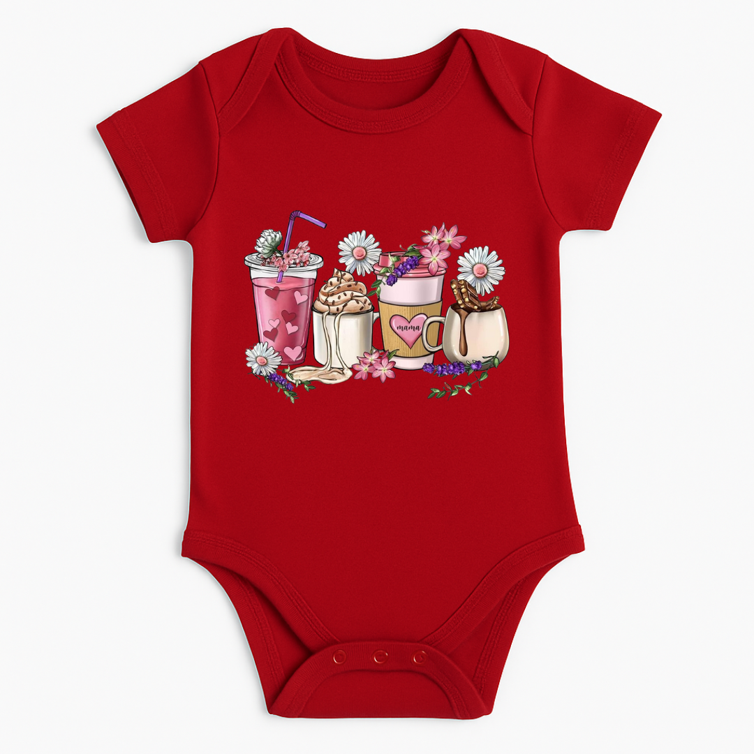 Sweet Sips Baby Rompers