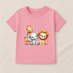 Baby Girls Safari Friends T-Shirt