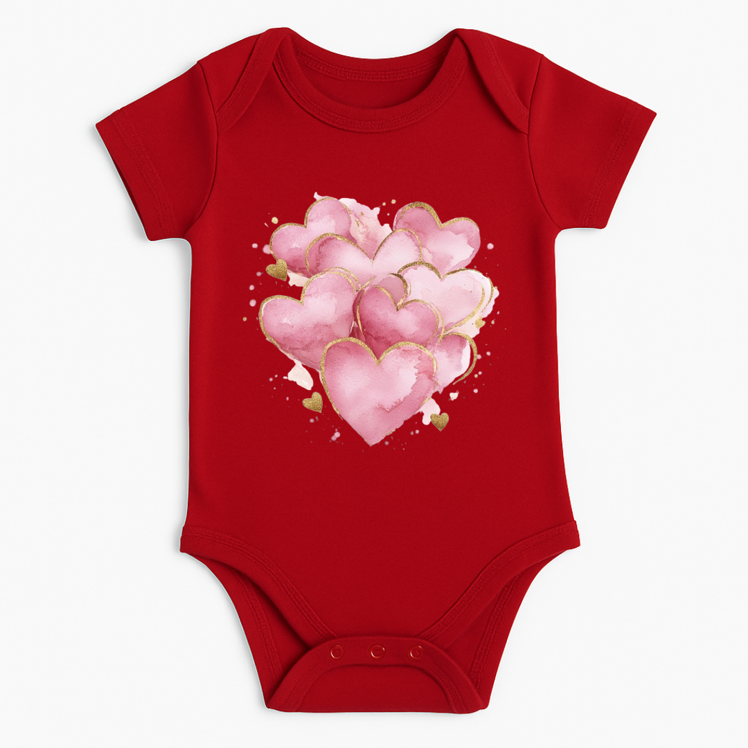 Showered in Love Baby Rompers