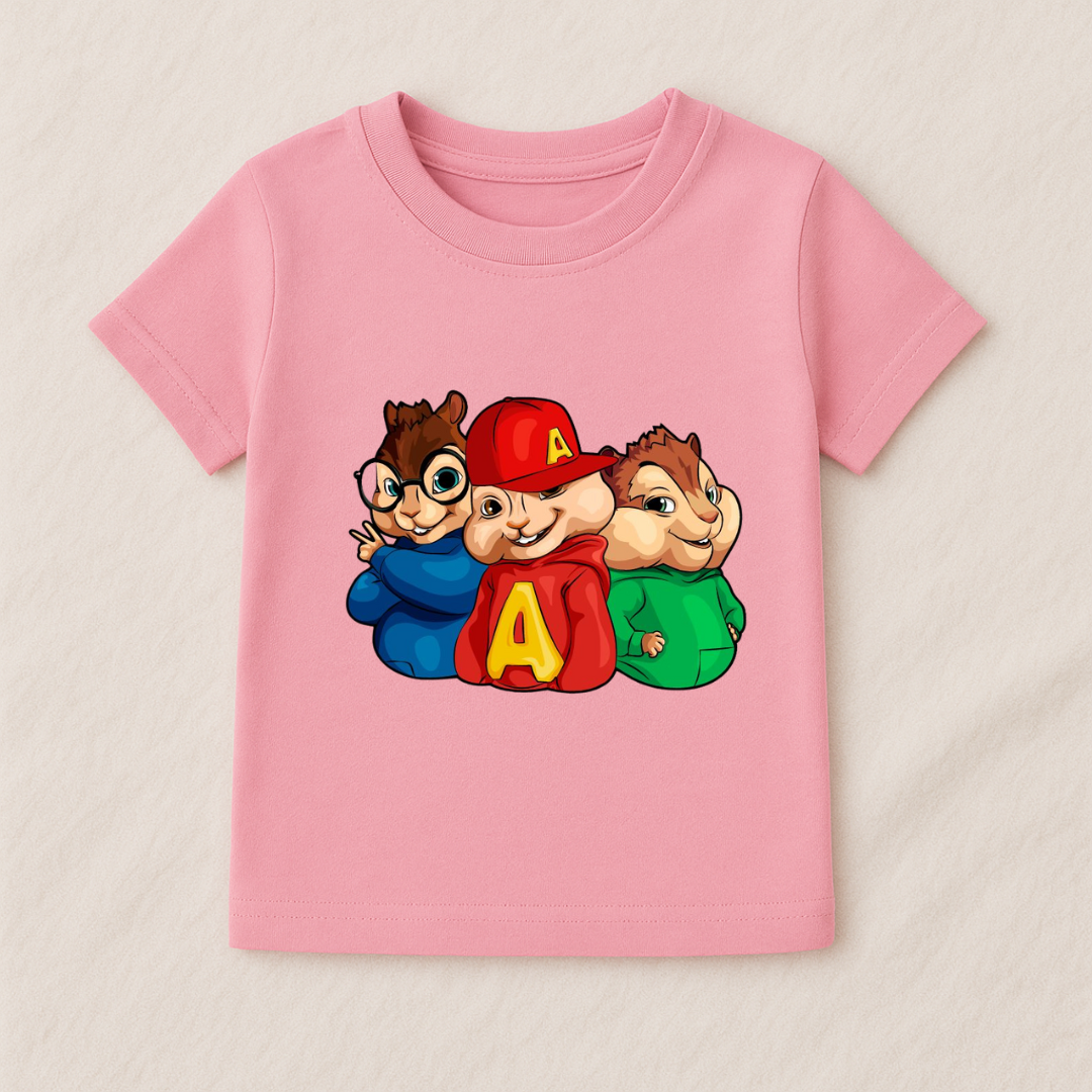 Kids Boys Chipmunks Squad Tshirt