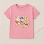 Baby Girls Bunny Trio T-Shirt