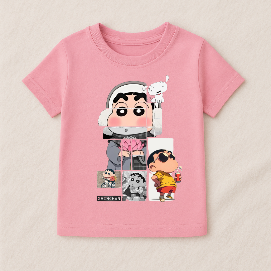 Kids Boys Shinchan Fun Tshirt