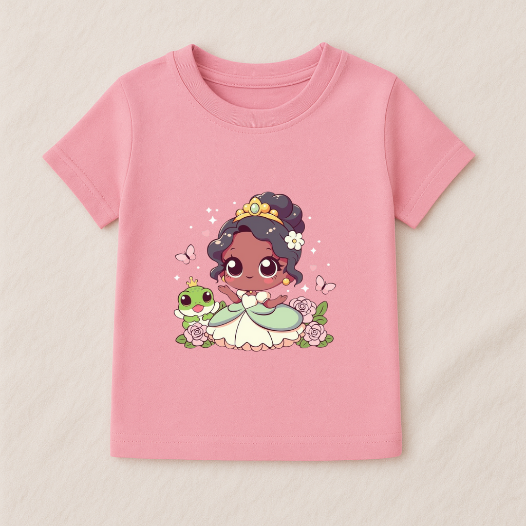 Kids Girls Garden Princess Tshirt