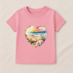 Baby Girls Beach Sunset T-Shirt