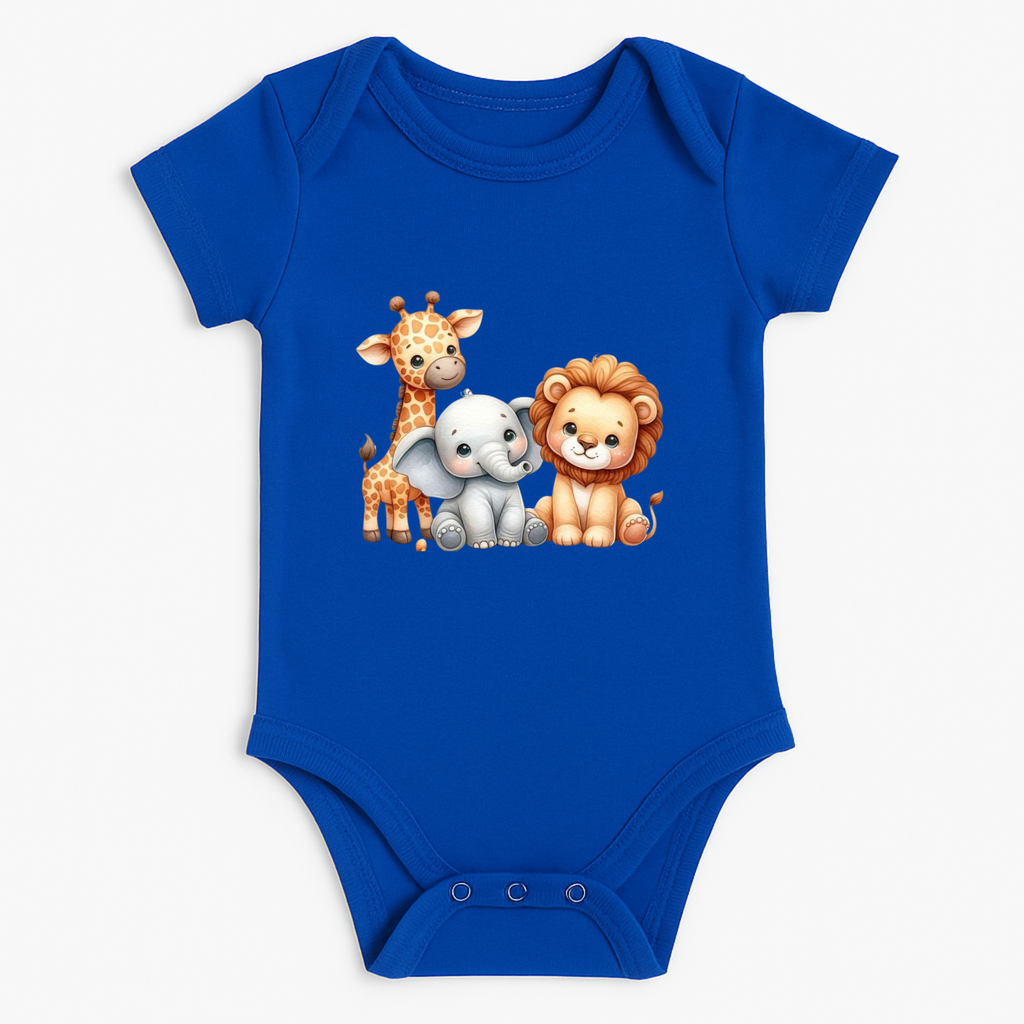 Wildly Cute Safari Rompers