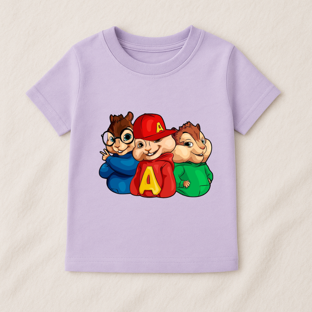Kids Boys Chipmunks Squad Tshirt