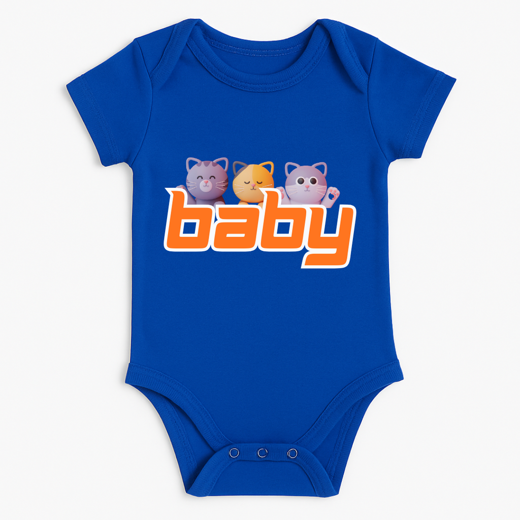 Kitty Baby Romper