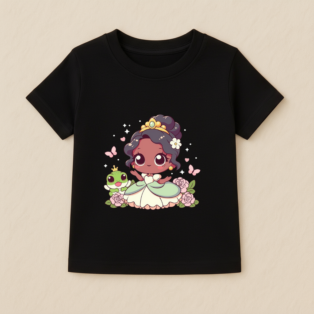Kids Girls Garden Princess Tshirt