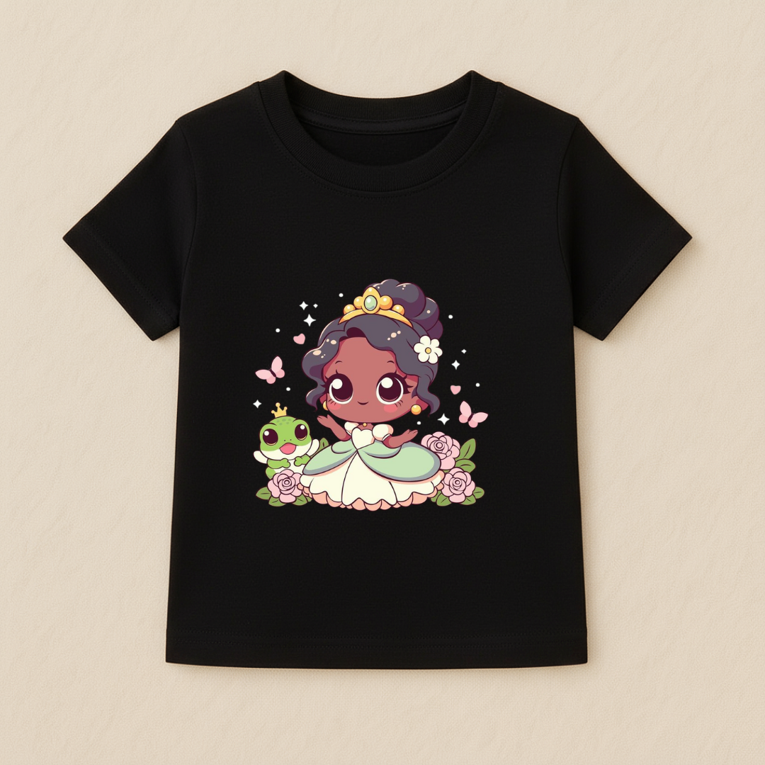 Kids Girls Garden Princess Tshirt