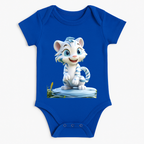 Cute White Tiger Baby Romper