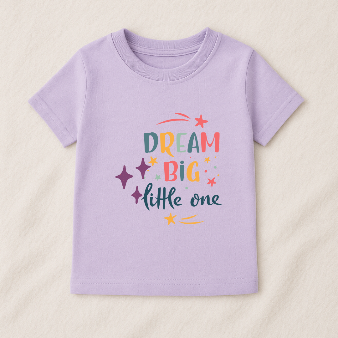 Dream Big Little One Baby Boy Tshirt