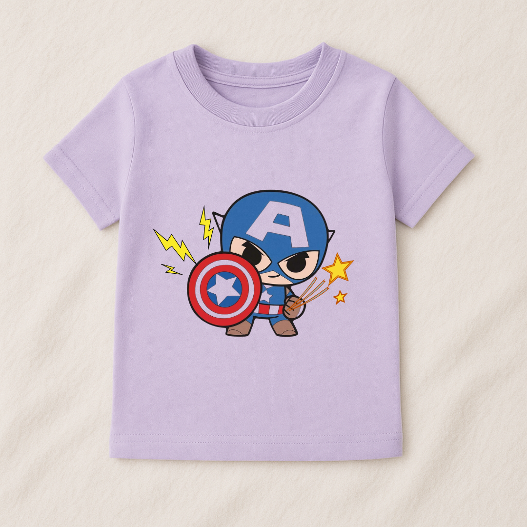 Mighty Baby Boy Captain Hero Tshirt