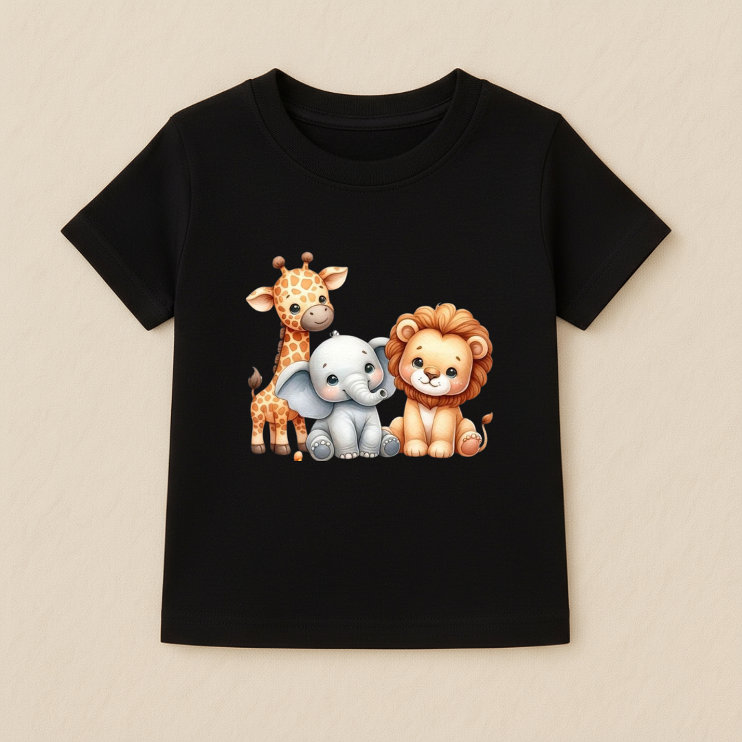 Baby Girls Safari Friends T-Shirt