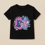Kids Girls Splash Stitch Tshirt