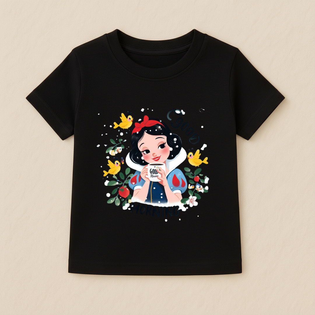 Kids Girls Good Morning Tshirt