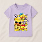 Kids Boys Cool Vibes Emoji Tshirt
