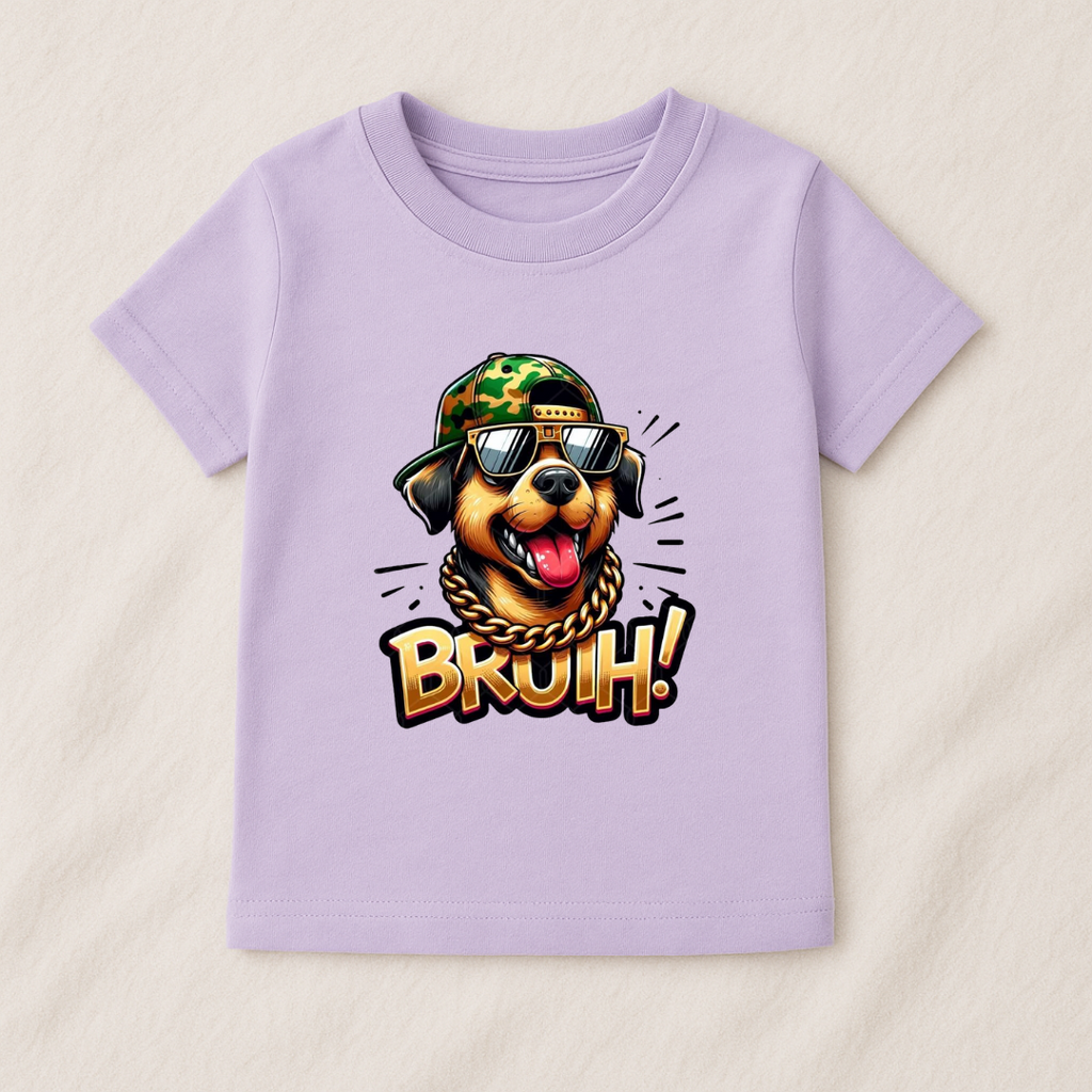 Kids Boys Bruuh Dog Tshirt
