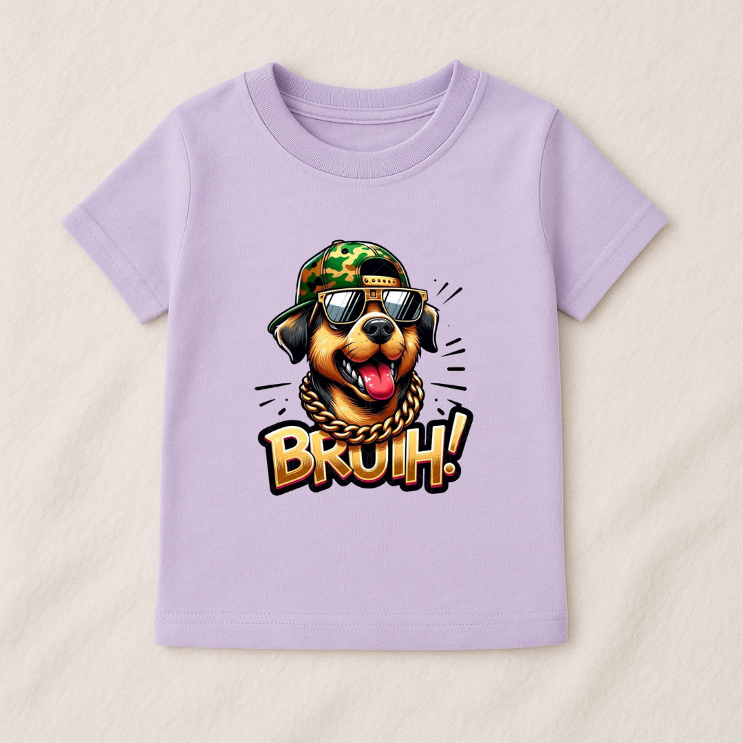 Kids Boys Bruuh Dog Tshirt