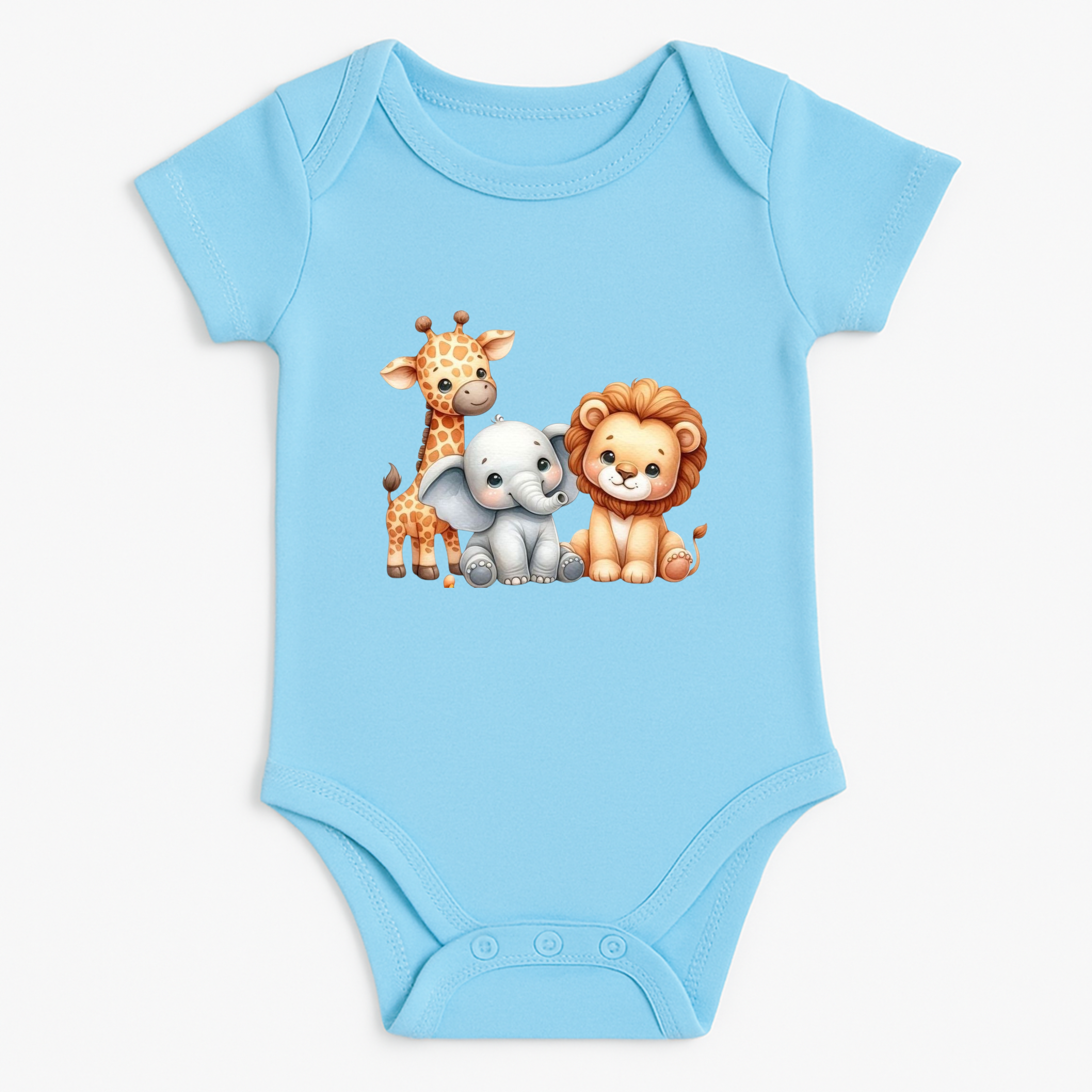 Wildly Cute Safari Rompers