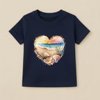 Baby Girls Beach Sunset T-Shirt