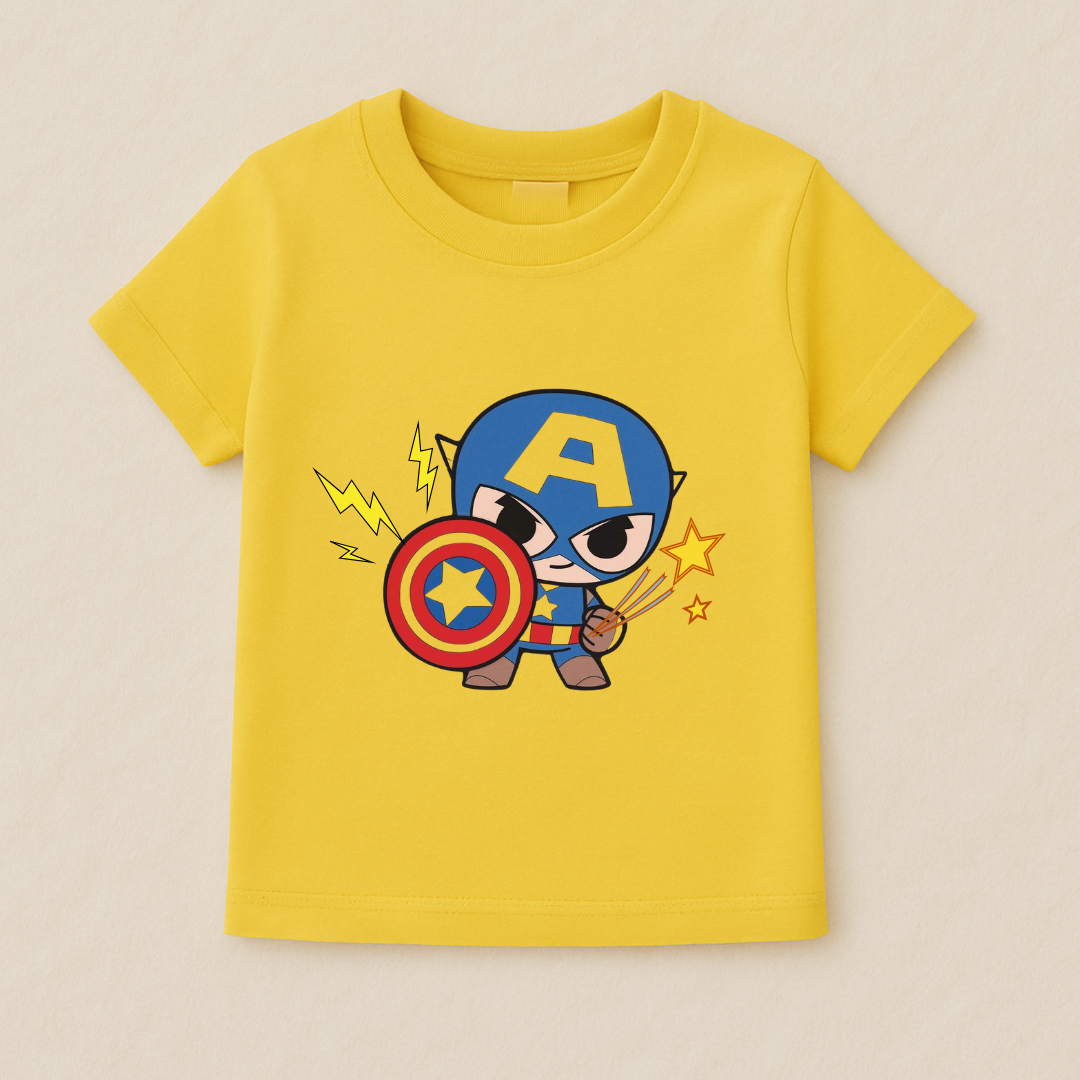 Mighty Baby Boy Captain Hero Tshirt
