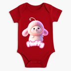 Fluffy Bunny Baby Romper