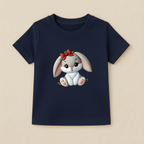 Baby Girls Bunny with Bow T-Shirt