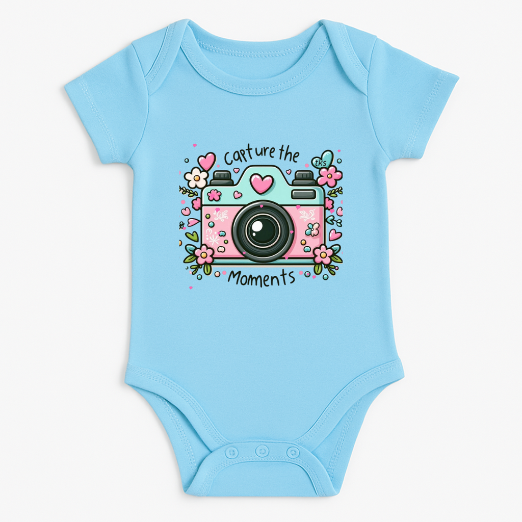 Capture the Moments Baby Rompers – 100% Cotton!