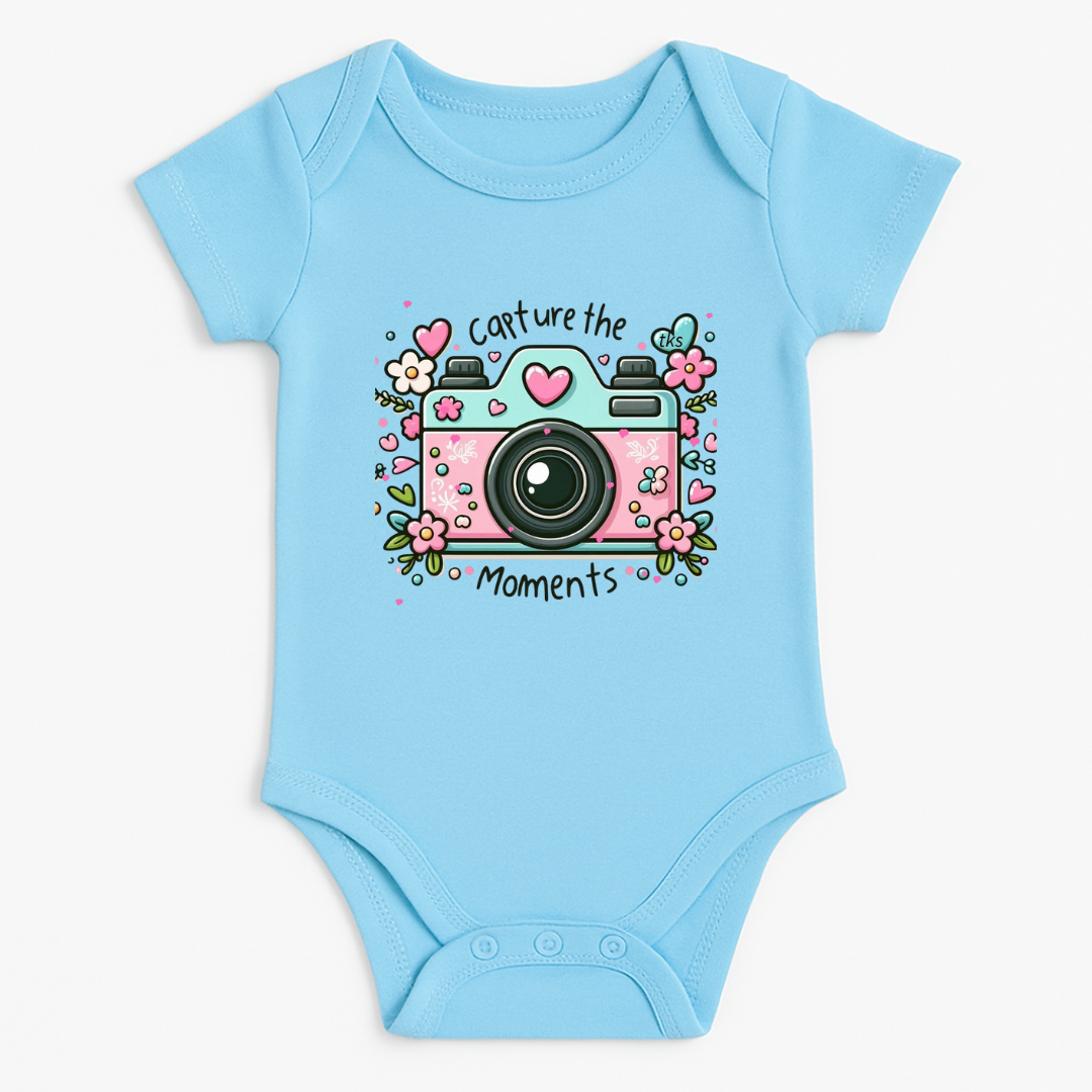Capture the Moments Baby Rompers – 100% Cotton!