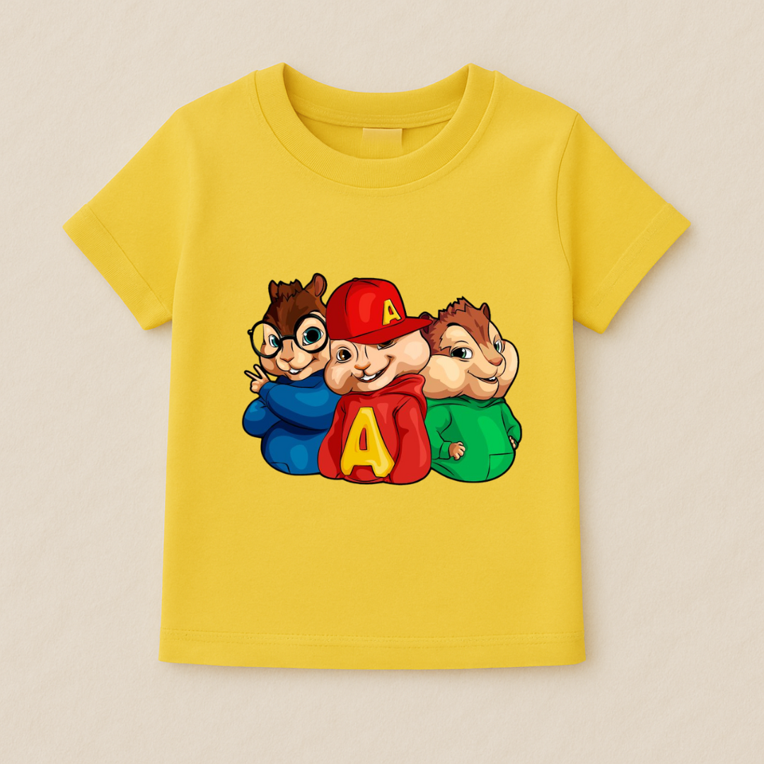 Kids Boys Chipmunks Squad Tshirt