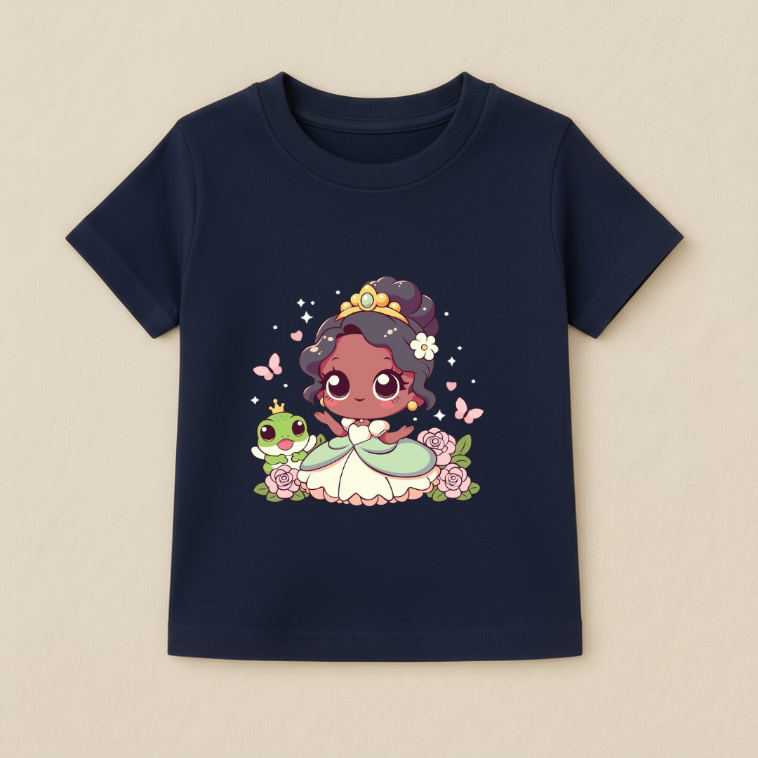 Kids Girls Garden Princess Tshirt