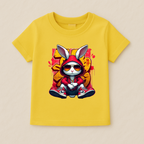 Kids Boys Cool Bunny Hoodie Tshirt