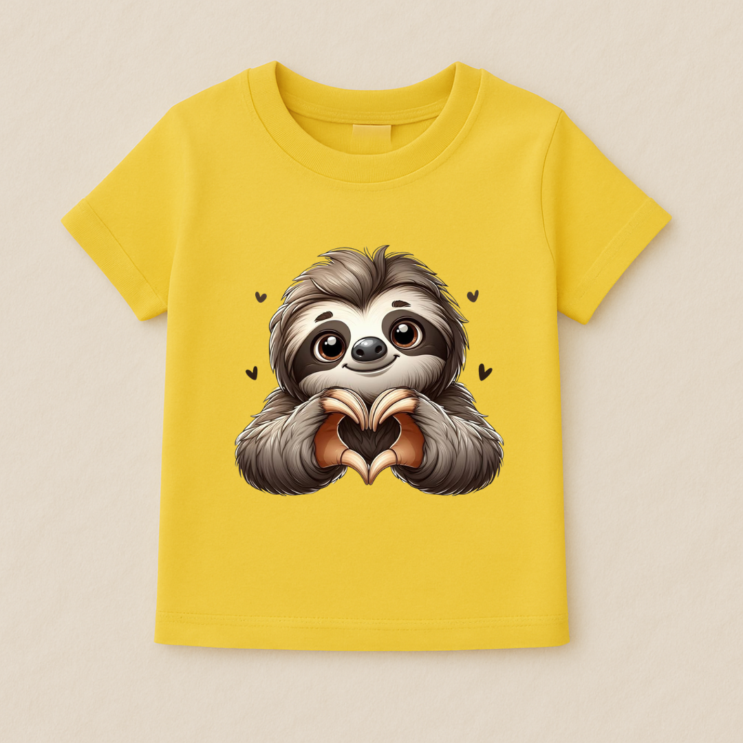 Baby Boys Sloth Heart Graphic T-Shirt