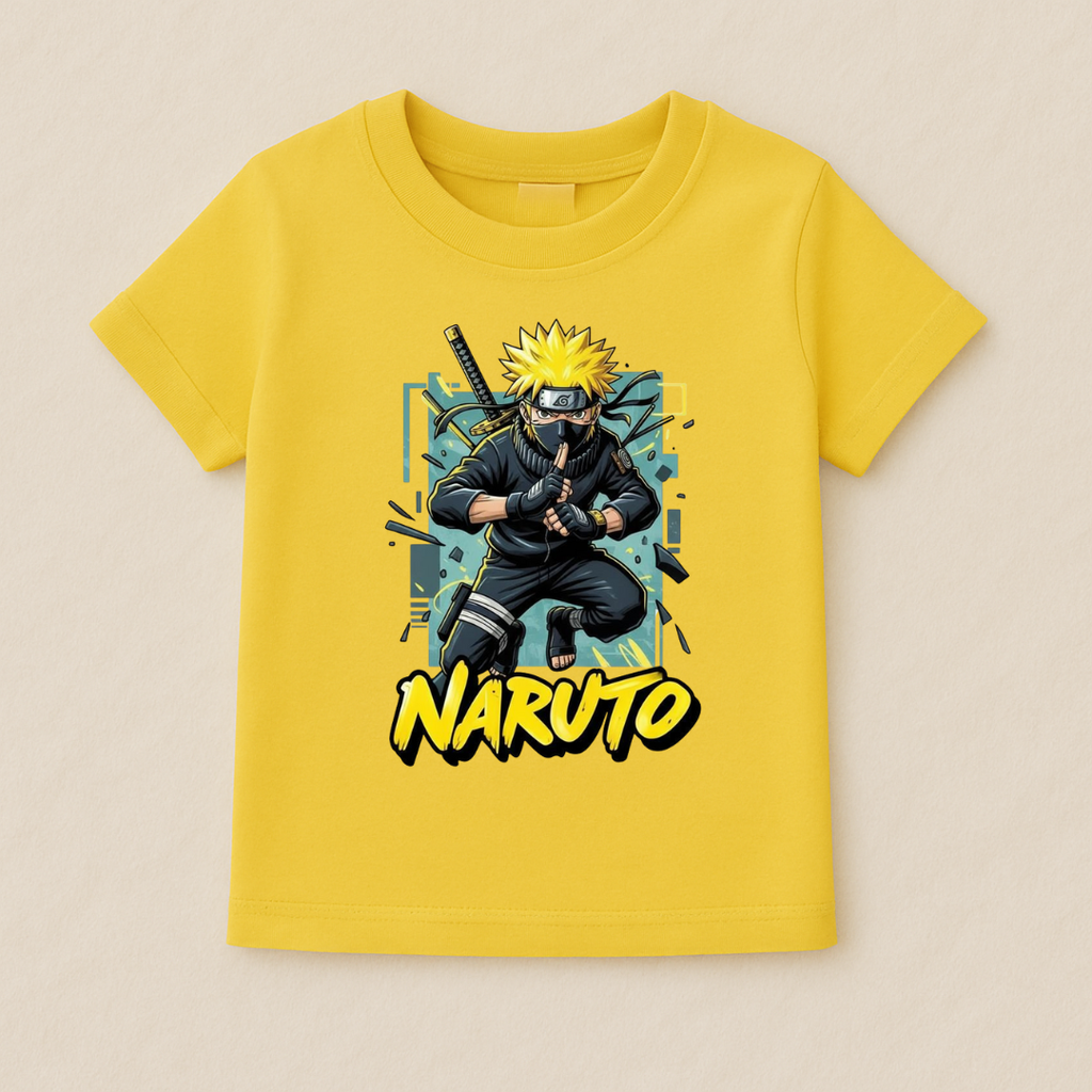 Kids Boys Naruto Ninja Tshirt