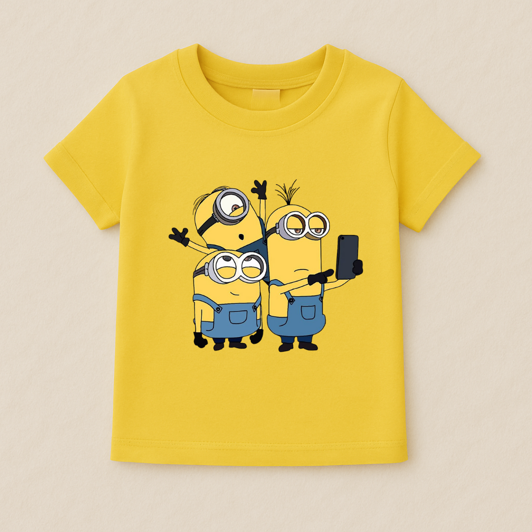 Kids Boys Minions Fun Tshirt