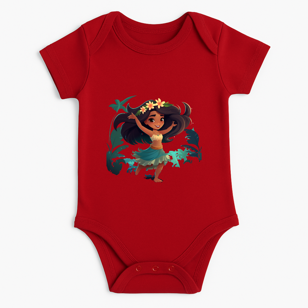 Hula Girl Baby Romper