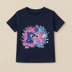 Kids Girls Splash Stitch Tshirt