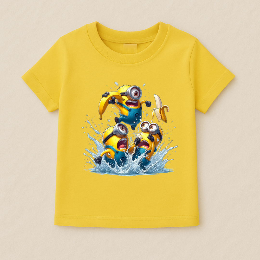 Kids Boys Minions Splash Tshirt
