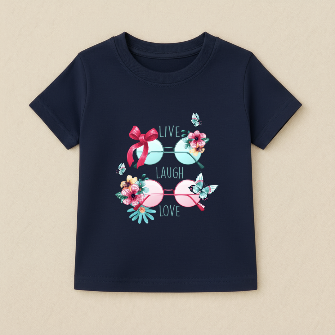 Kids Girls Sweet Bows Tshirt
