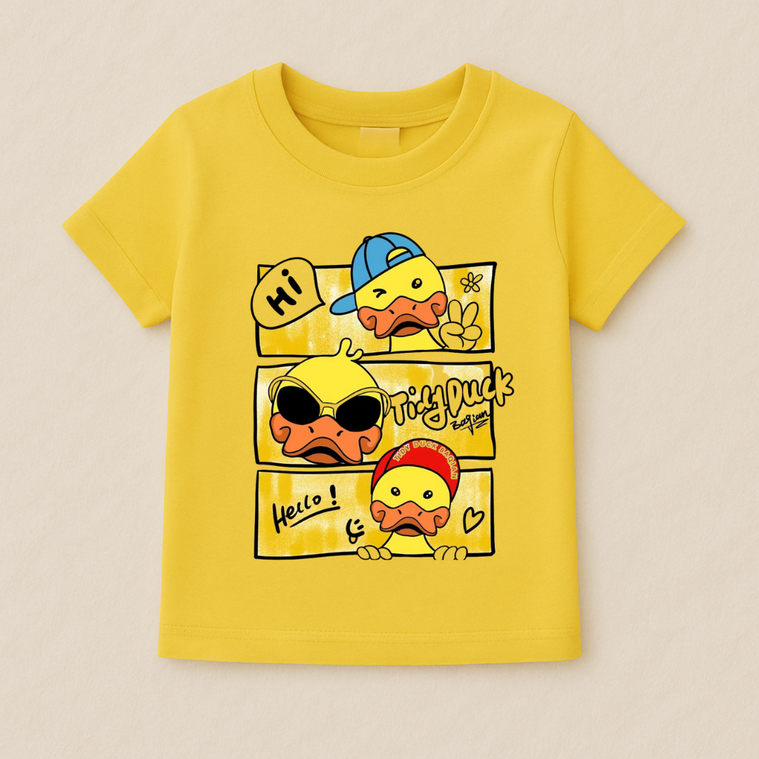 Kids Boys Cool Vibes Emoji Tshirt
