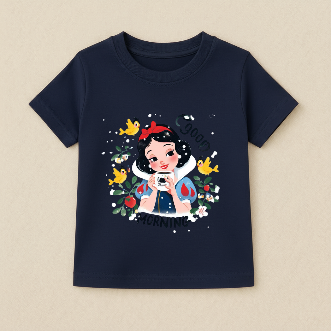 Kids Girls Good Morning Tshirt