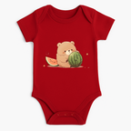 Watermelon Bear Baby Romper